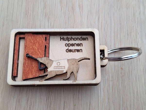 ADL assistentiehond sleutelhanger