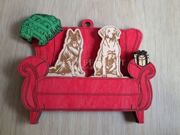 Bank met 2 bankhangers