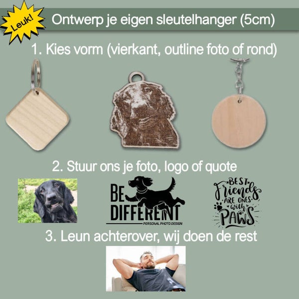 Ontwerp je eigen sleutelhanger