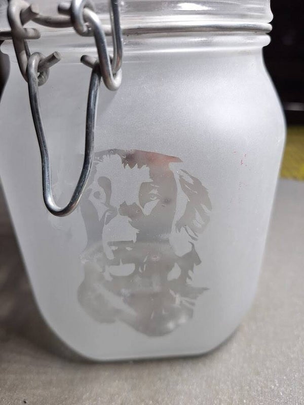 Gestraalde voorraadpotten 1 liter