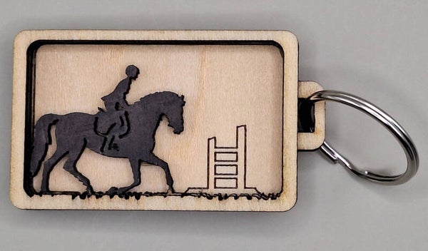 3d sleutelhanger paard