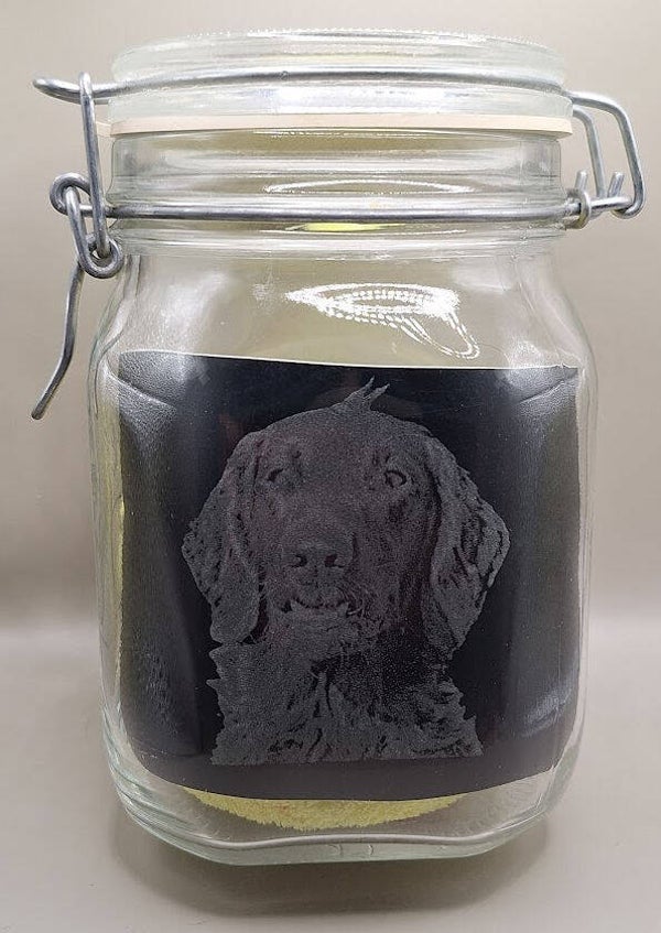 Gelaserde voorraadpot 1liter