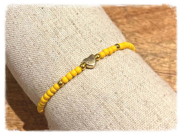 Armband gouden hartje