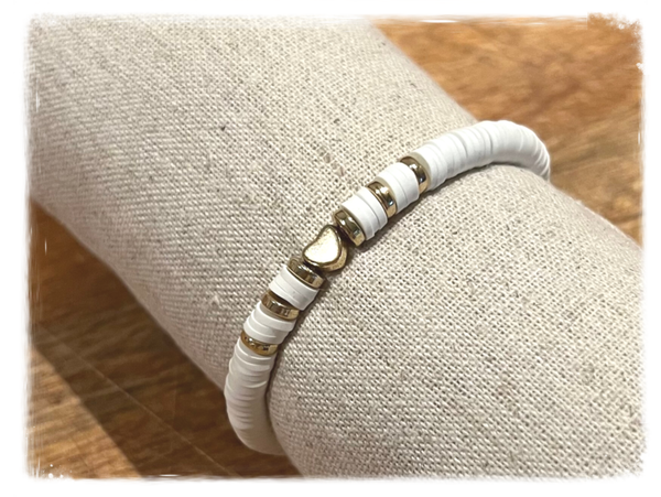 Armband gouden hartje