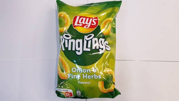 LAY'S RINGLINGS ONION & FINE HERBS FLAVOUR