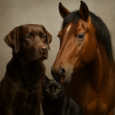 Hond, kat en paard ook zij hebben baat bij ET healing