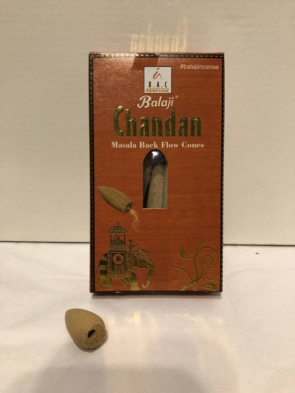 Back flow cones Chandan wierook 10 st