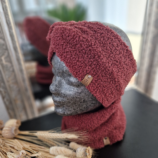 Teddy-Haarband beere