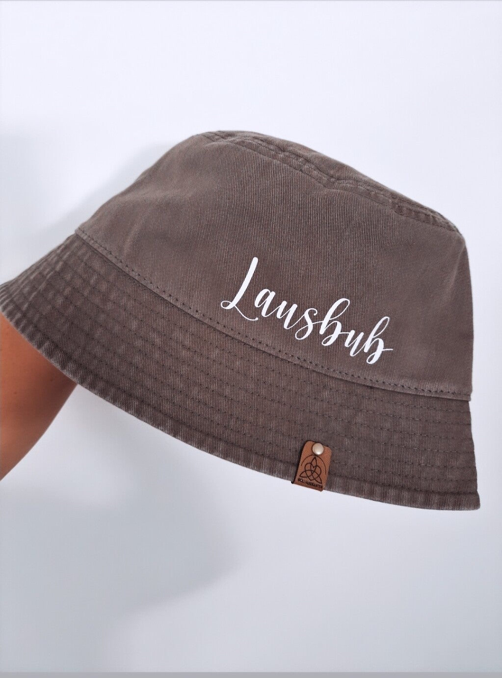 Fischerhut mit Personalisierung khaki | Lausbub 52/58