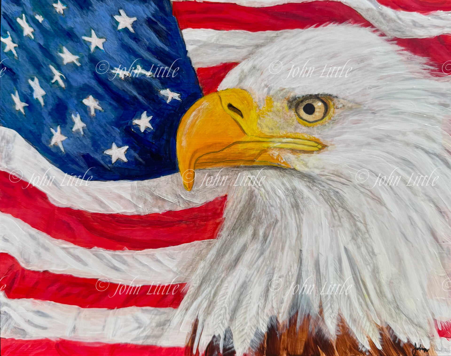 'Proud to be an American' - Print