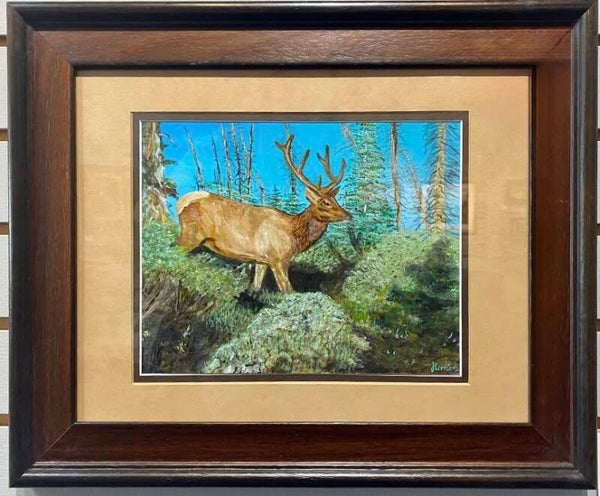 'Tracker' - Original Framed