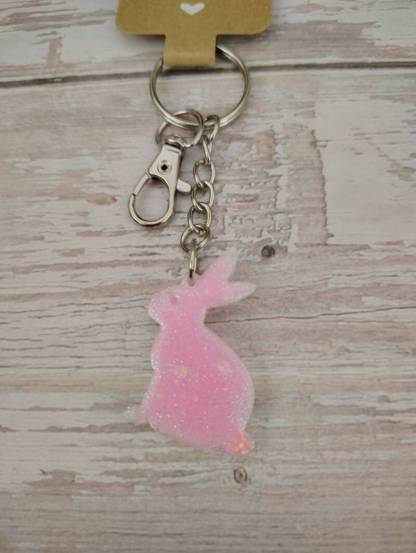 KB3 - UV Resin Bunny Keychain