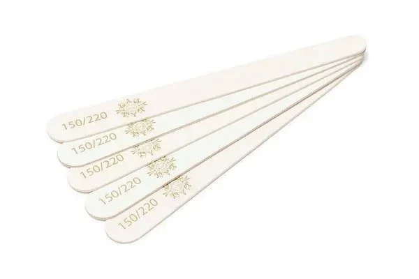 Gorge - Mini witte vrijerand vijl 5 stuks