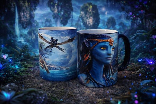 Taza de avatar en azul