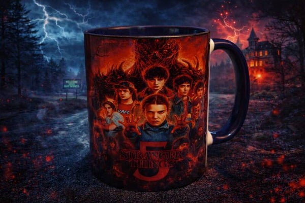 Taza de stranger things