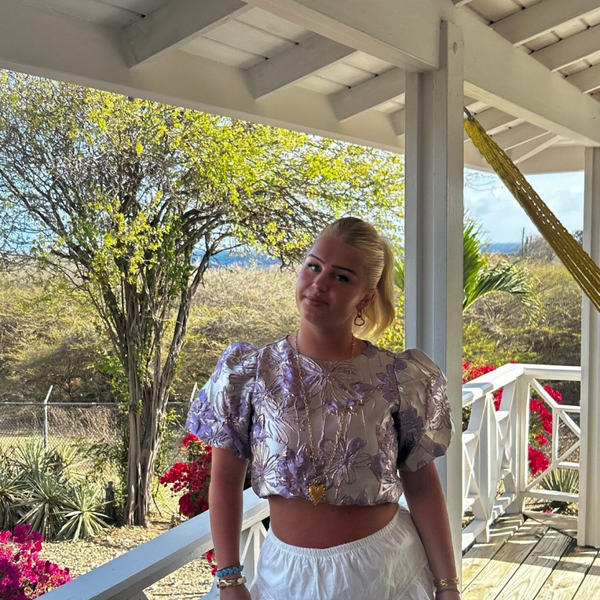 Lily top bloemenprint