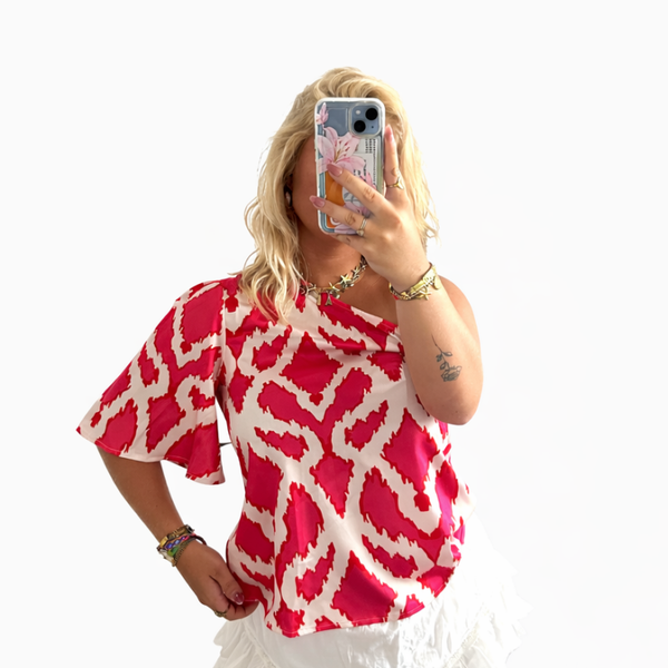 Tropical off shoulder