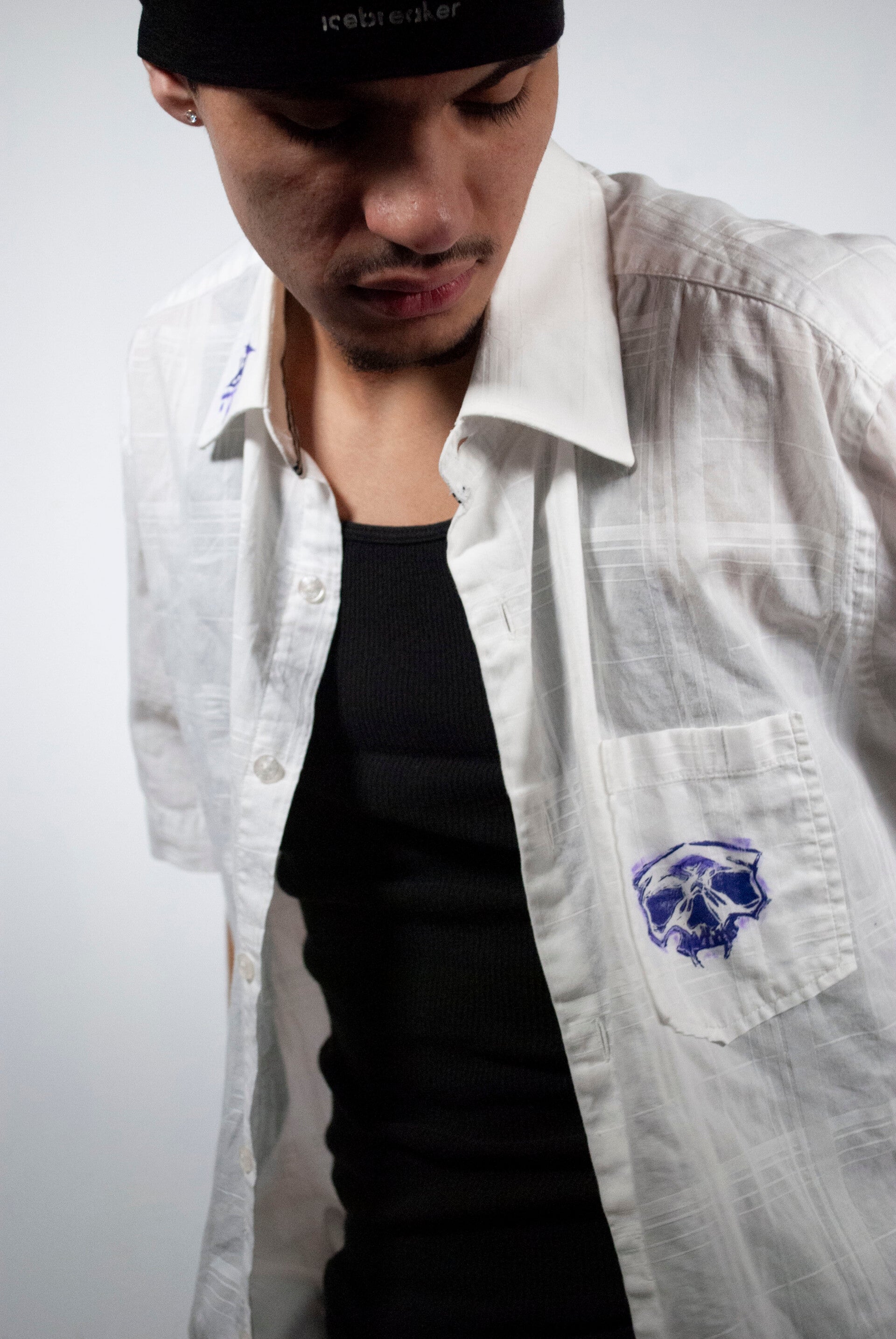 violet skull shirt