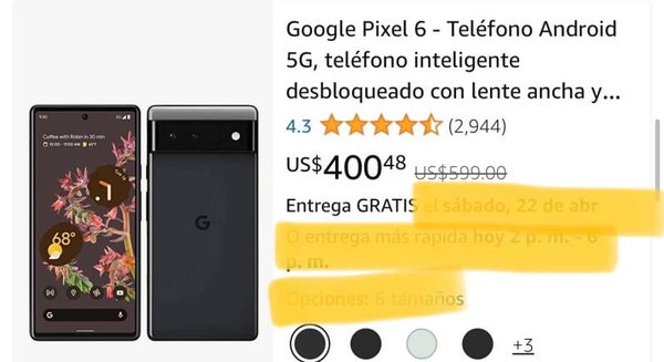 GOOGLE PIXEL 6