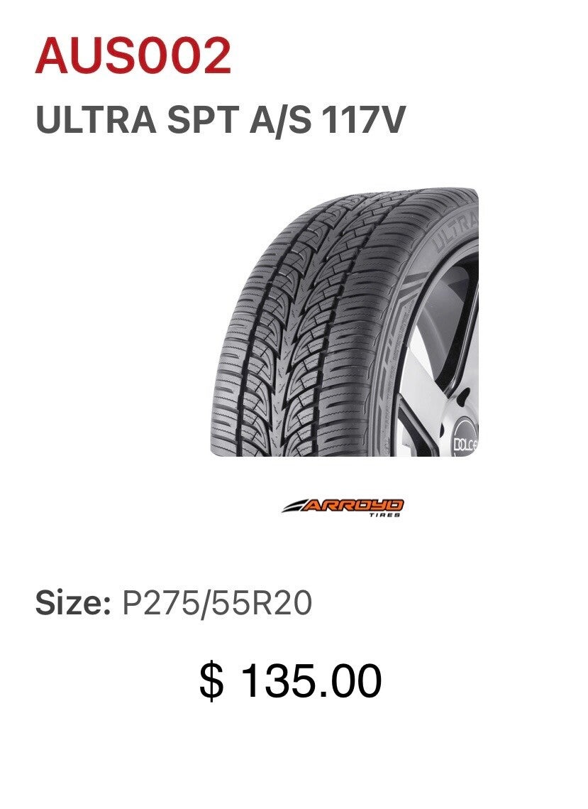 New tires/ gomas nuevas  275/55/20