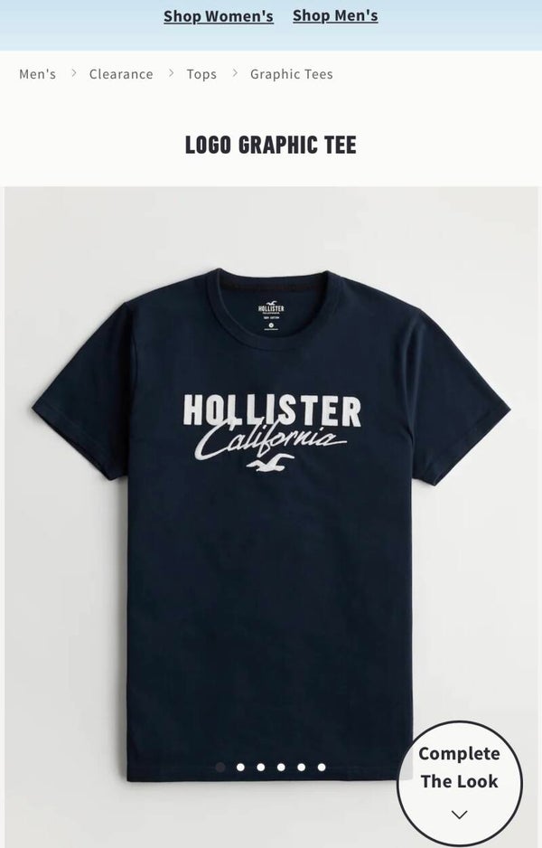 Hollister hombre