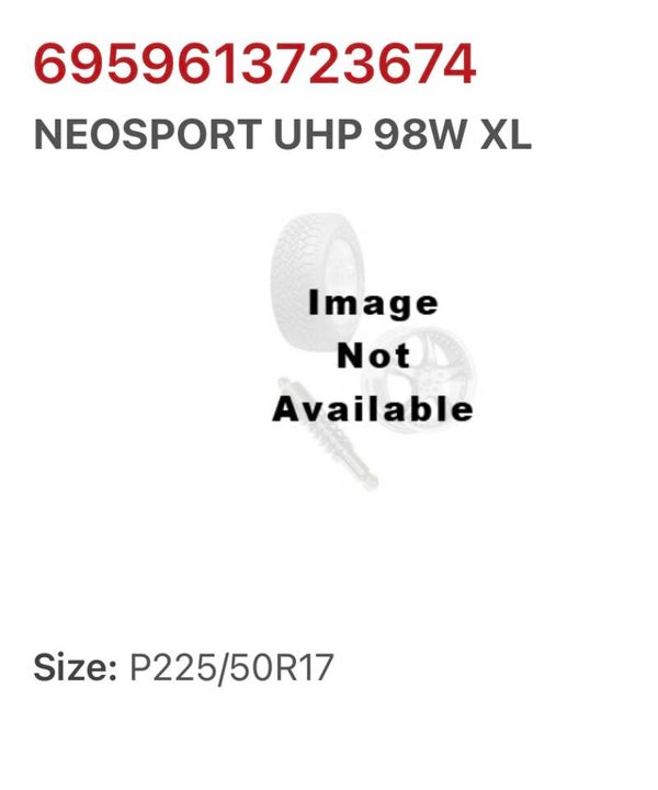 225/50/17 New tires / gomas nuevas
