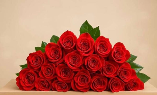 Rosas rojas por cajas $100.00