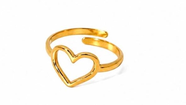 open heart ring
