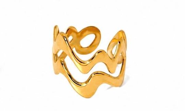 wavy ring