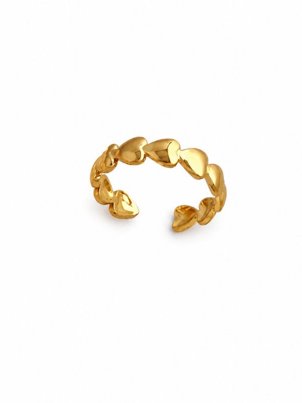 multi heart ring