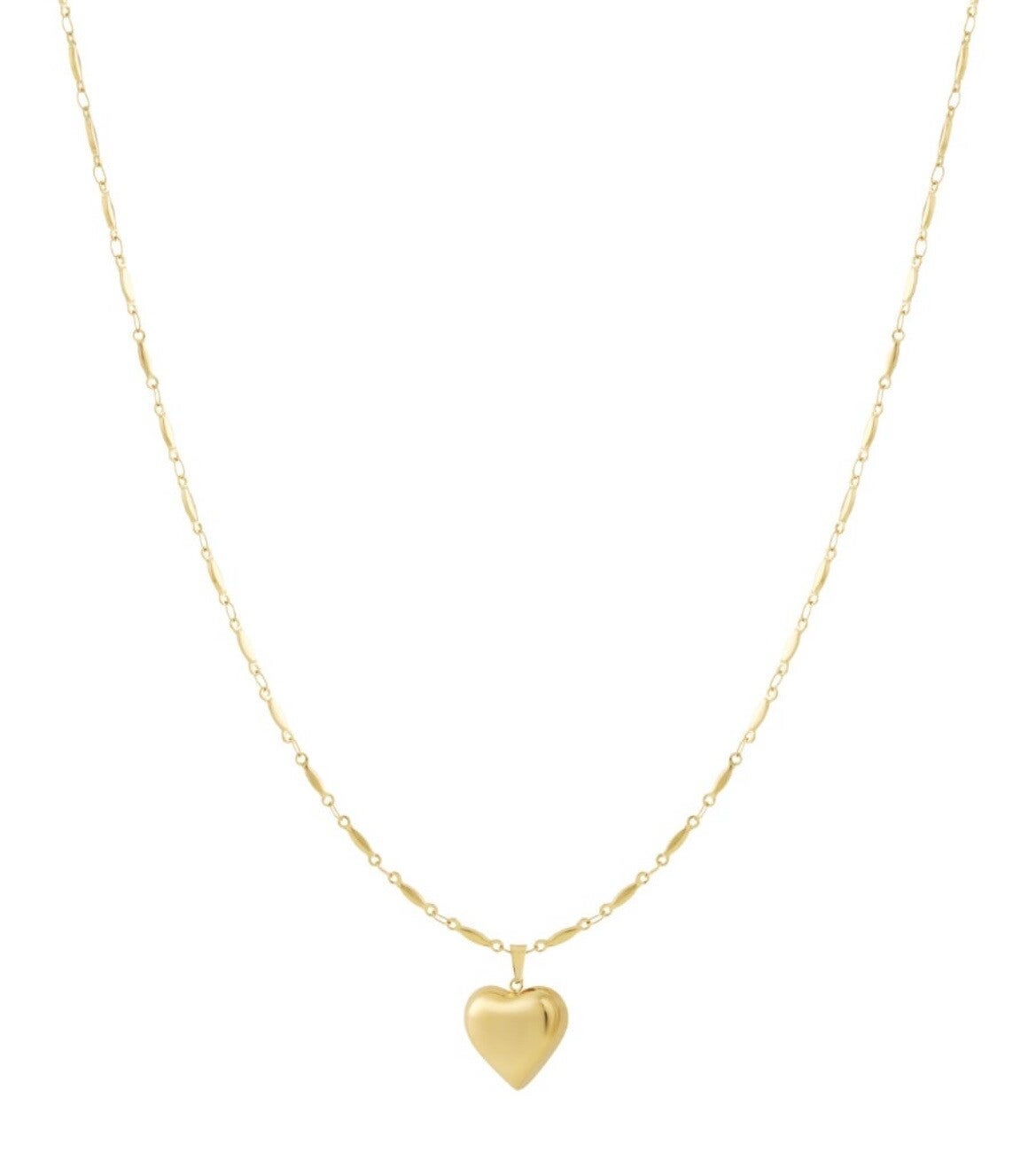 long heart ketting