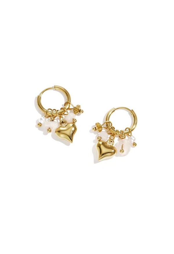 heart glow oorbellen