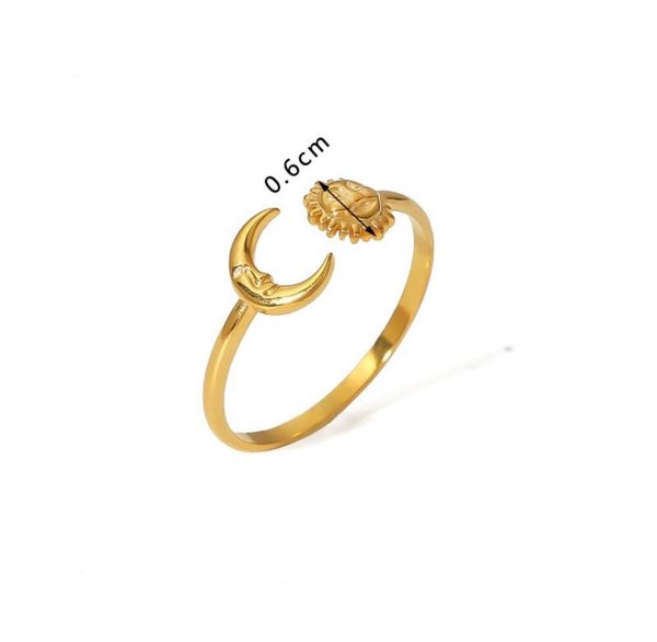 sun and moon ring