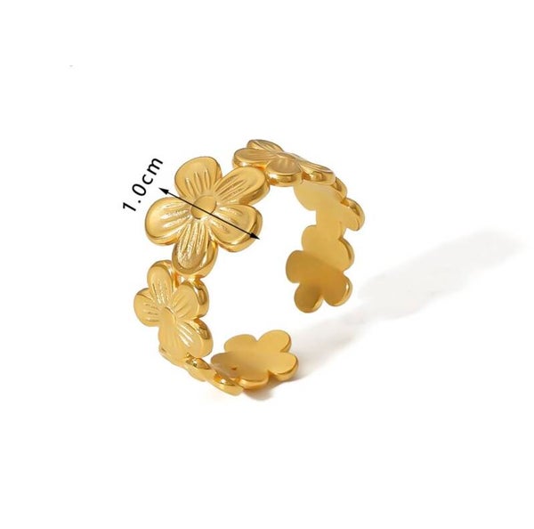 multi-flower ring