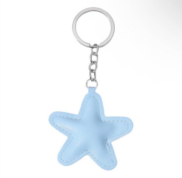 sterrensleutelhanger licht blauw