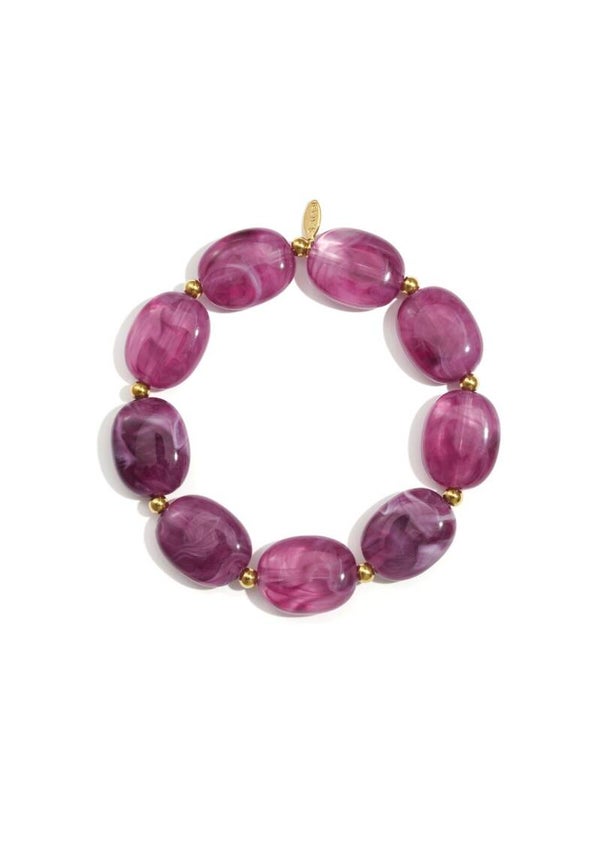kralenarmband paars