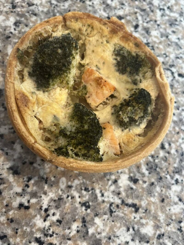 Quiche zalm - brocolli