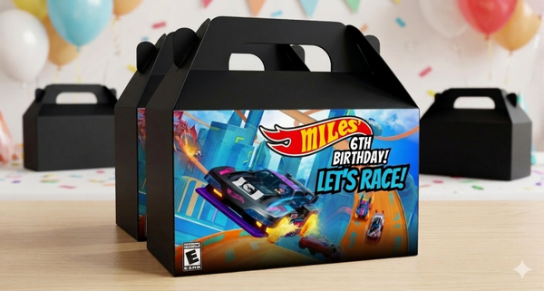 Hot Wheels Treat Box - Set of 10