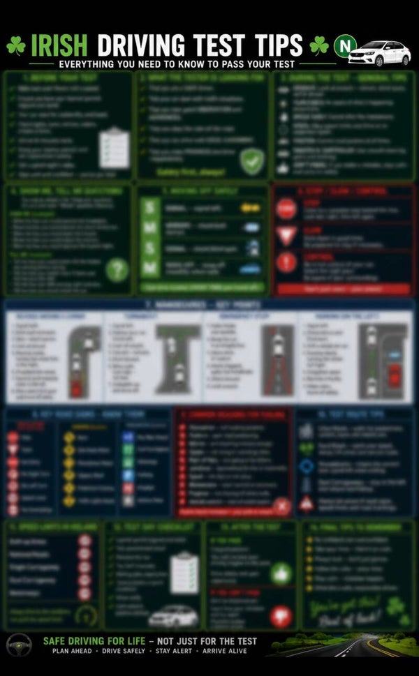 Driving test tips!