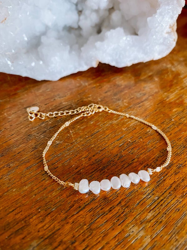 Mini Pearl Bracelet - Gold/Silver