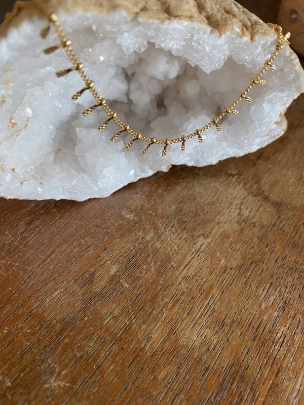 Basic Necklace - Spike - Gold/Silver