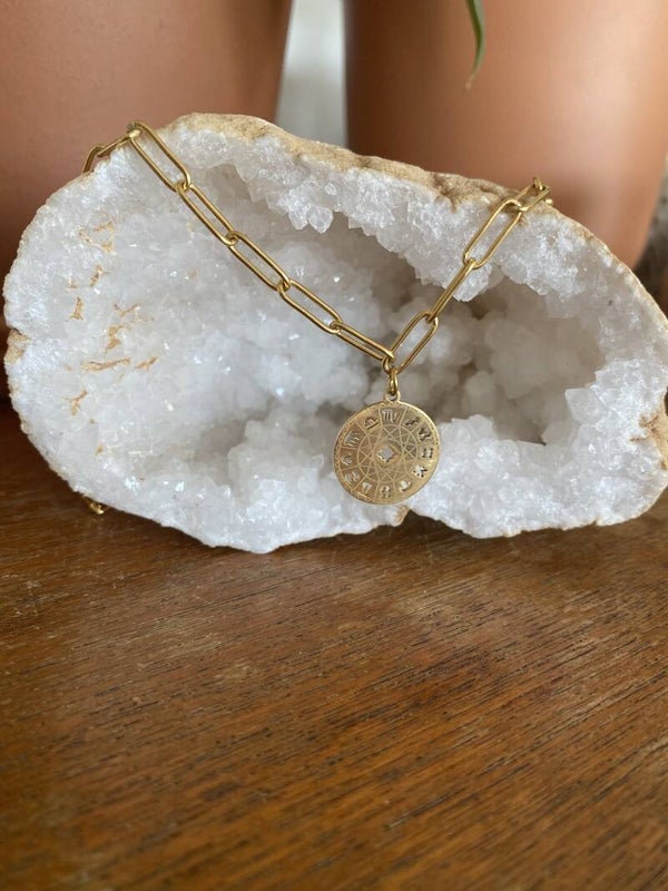 Big Chain - Horoscope Coin - Gold/Silver