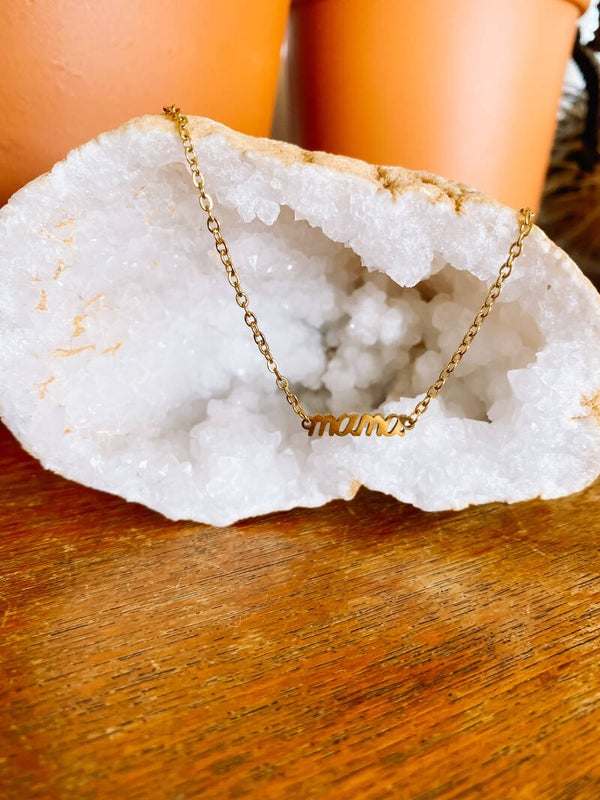 Mama Necklace - Gold