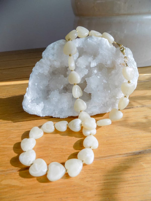 Necklace - Acryl Hearts