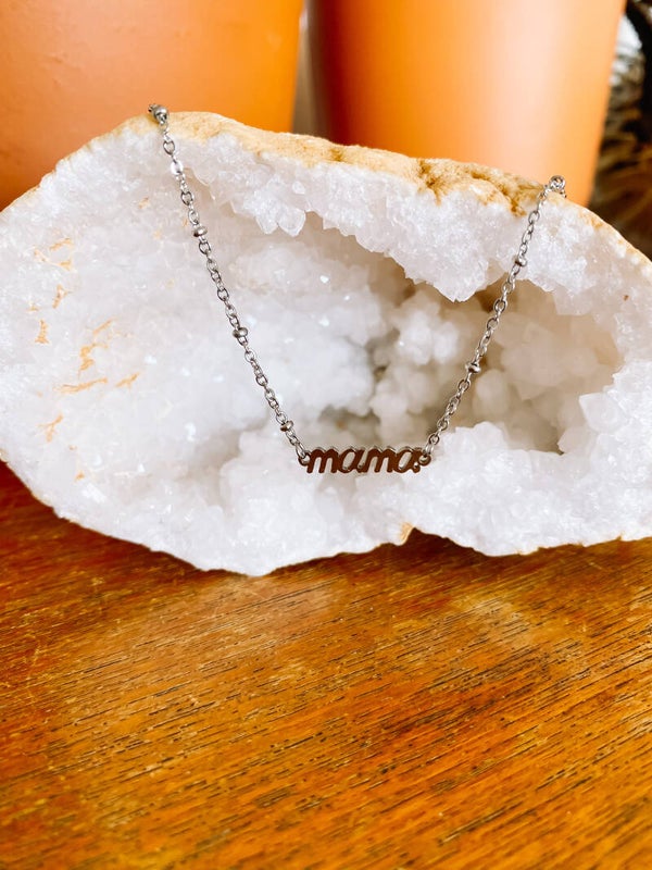Mama Necklace - Silver