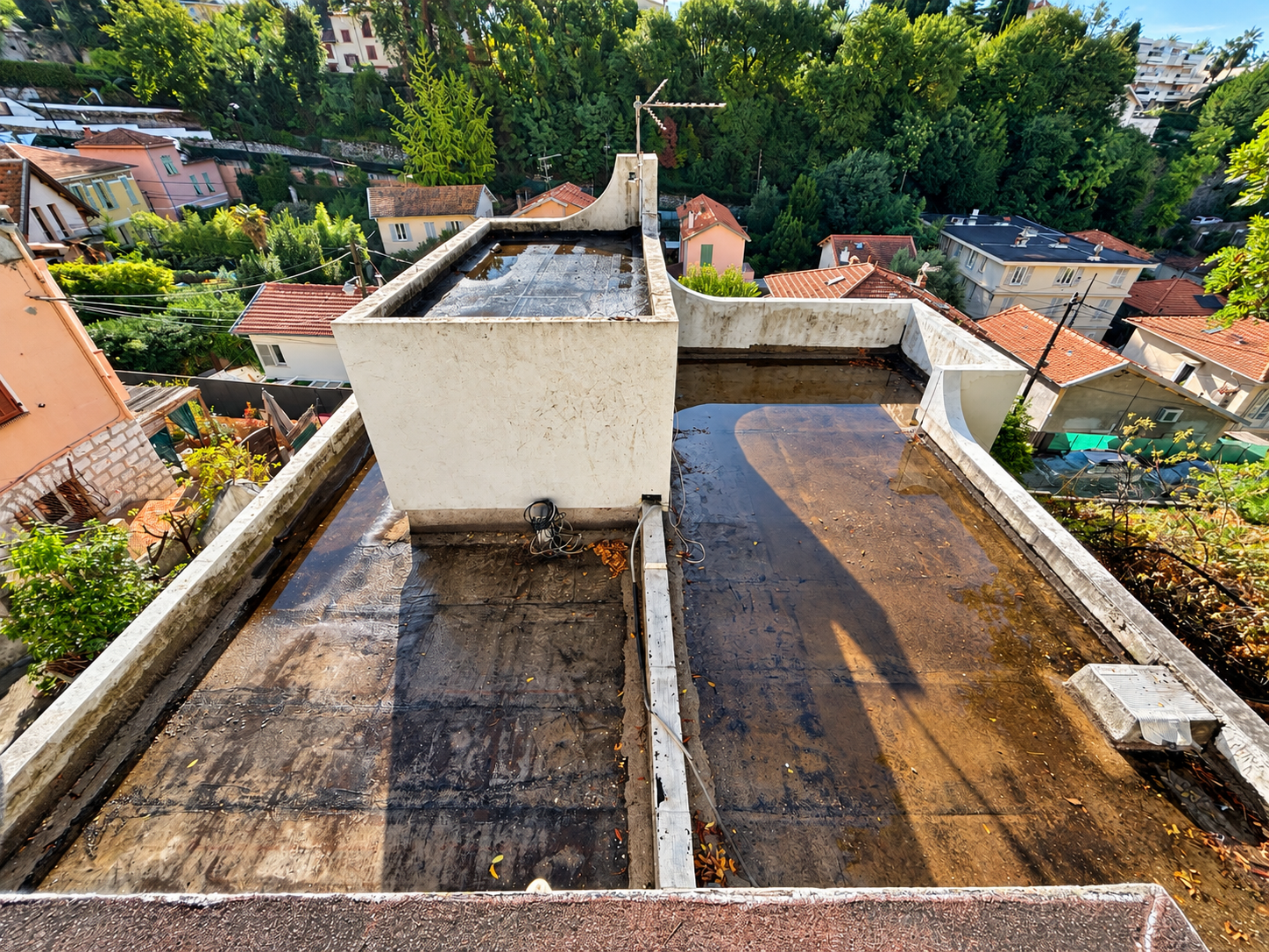 Ancienne étanchéité avant travaux
