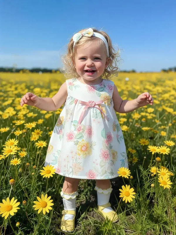 Baby girls floral dress