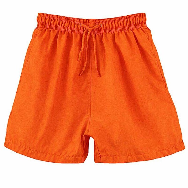 orange swim trunks