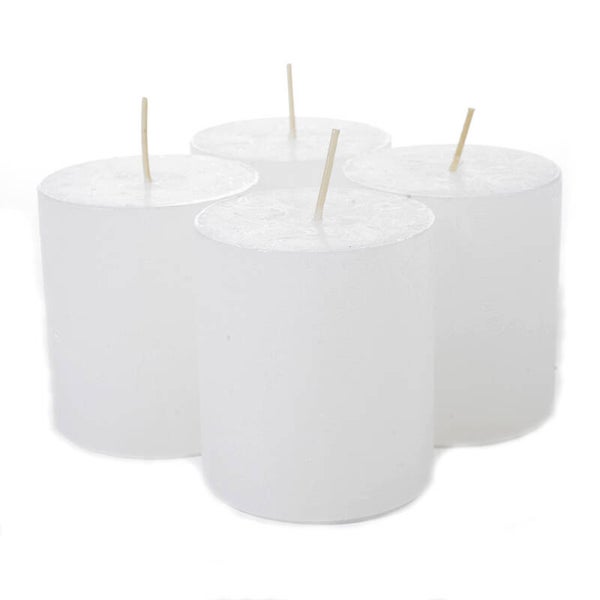 rustieke kaars in 6 kleuren (4 stuks)