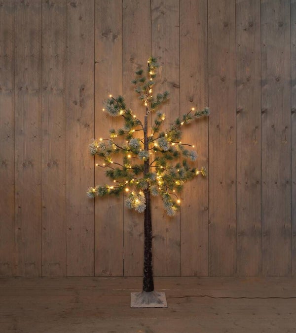 dennenboom met sneeuw 80LED ip44 150cm